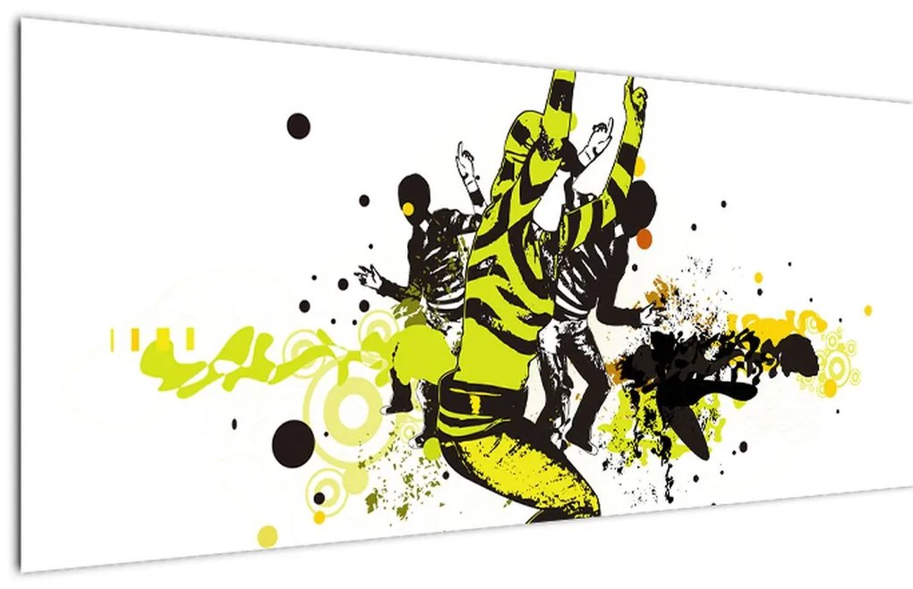 Kép - Street dance (120x50 cm)