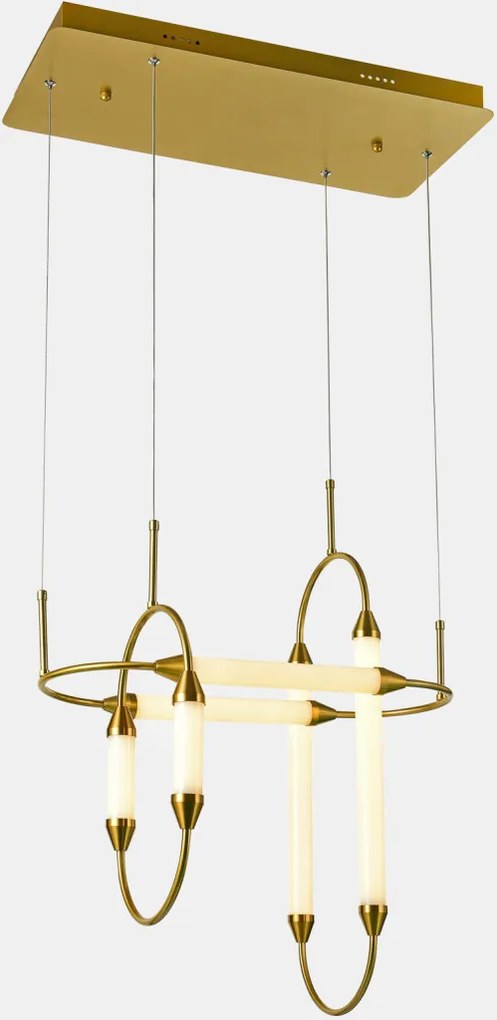 ITALUX PND-43612-3 DEGAL Modern Led Függesztett Lámpa Fehér, Réz LED IP20