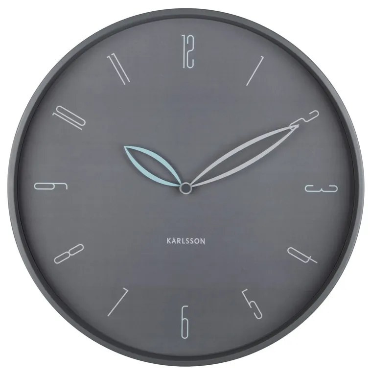 Karlsson 6012GY design falióra szürke, átmérő 40 cm