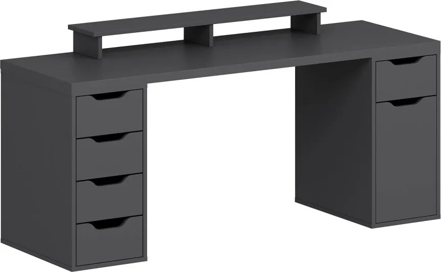 Alen 180cm 5 Drawer Cabinet - Anthracite