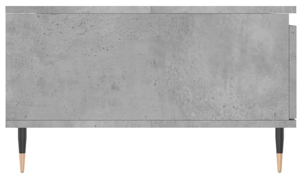 vidaXL betonszürke szerelt fa dohányzóasztal 90 x 60 x 35 cm