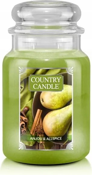 Anjou &amp; Allspice Country Candle nagy illatgyertya