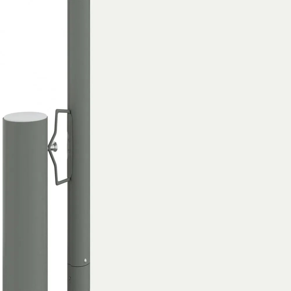 krémszínű behúzható oldalsó napellenző 160 x 1000 cm