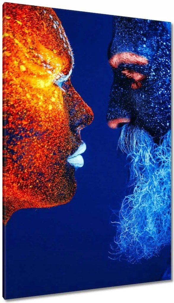 Vászonkép 80x120 Jégszem szerelem