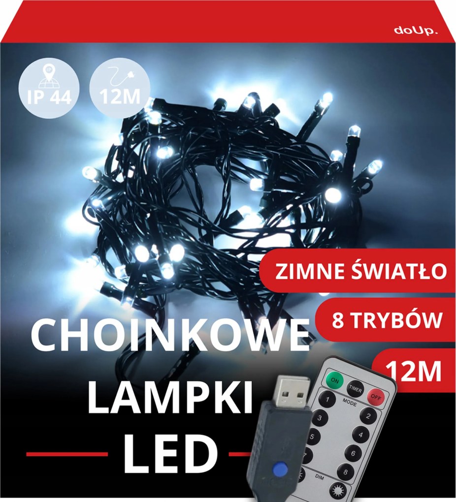 Karácsonyi Led Fényfüzér 12M Függöny 100 Fehér Otthoni Lámpa