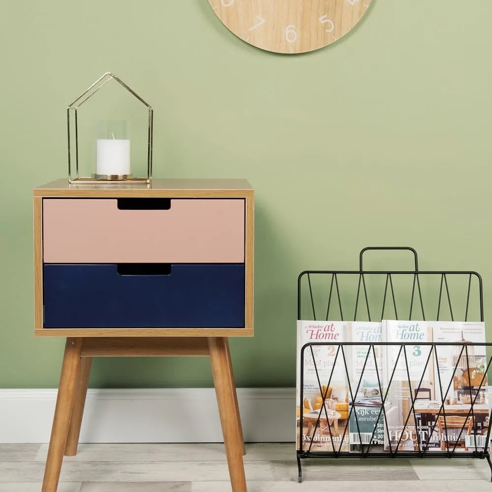 Diamond fekete újságtartó állvány - PT LIVING