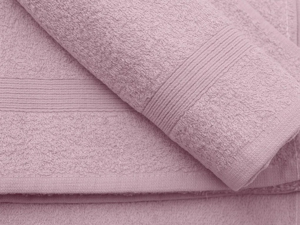 ELEGANZA törölköző 50x100 cm rózsaszín, 100% pamut