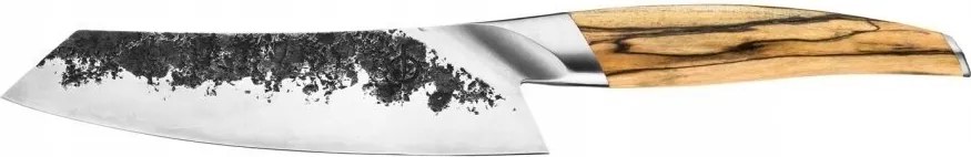 Santoku Forged Katai kés 18cm VG10 acél, 5 rétegű, gyökérfa