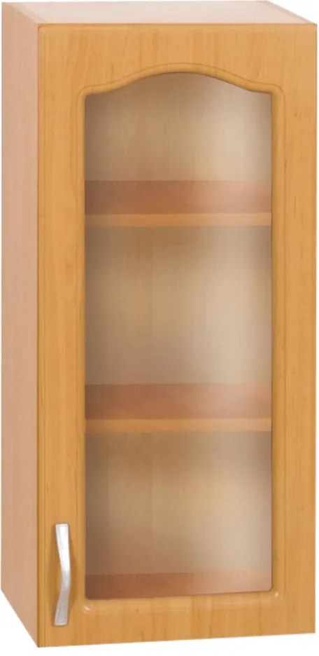 Konyha szekrény, felső, éger, jobbos kivitel, LORA MDF NEW KLASIK W40S