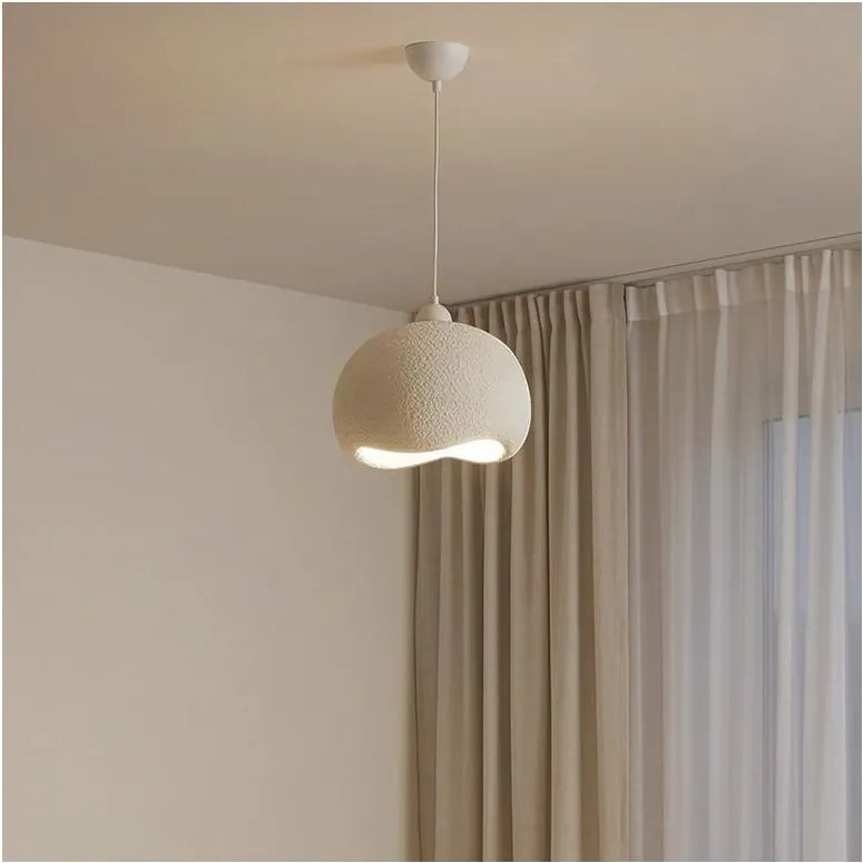 Brilagi - Kábeles függőlámpa WABI SABI 1xE27/40W/230V Ø 34 cm fehér