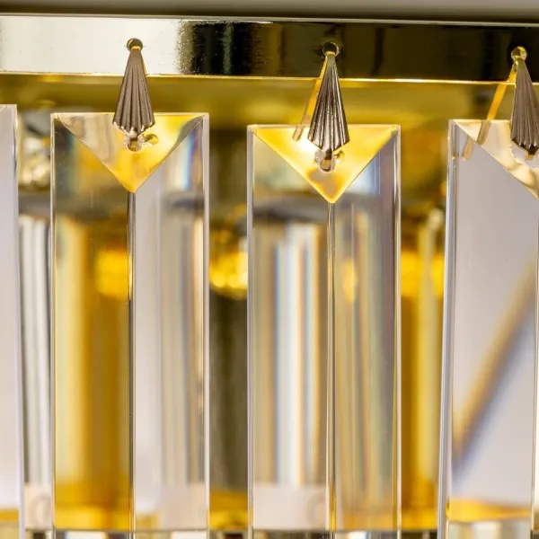 Brilagi - LED Fali kristály lámpa MOZART 2xE14/40W/230V arany