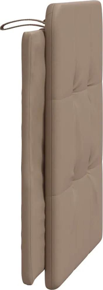 cappuccino színű műbőr fejtámla párna Zadar 80 cm