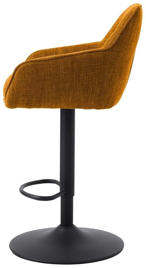 Narancssárga bárszék szett 2 db-os (ülésmagasság 69 cm) Avola – Unique Furniture