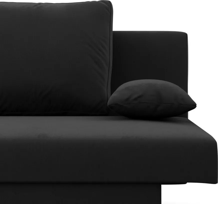 Sony kanapé, szövet anyag, bonell töltet, fekete