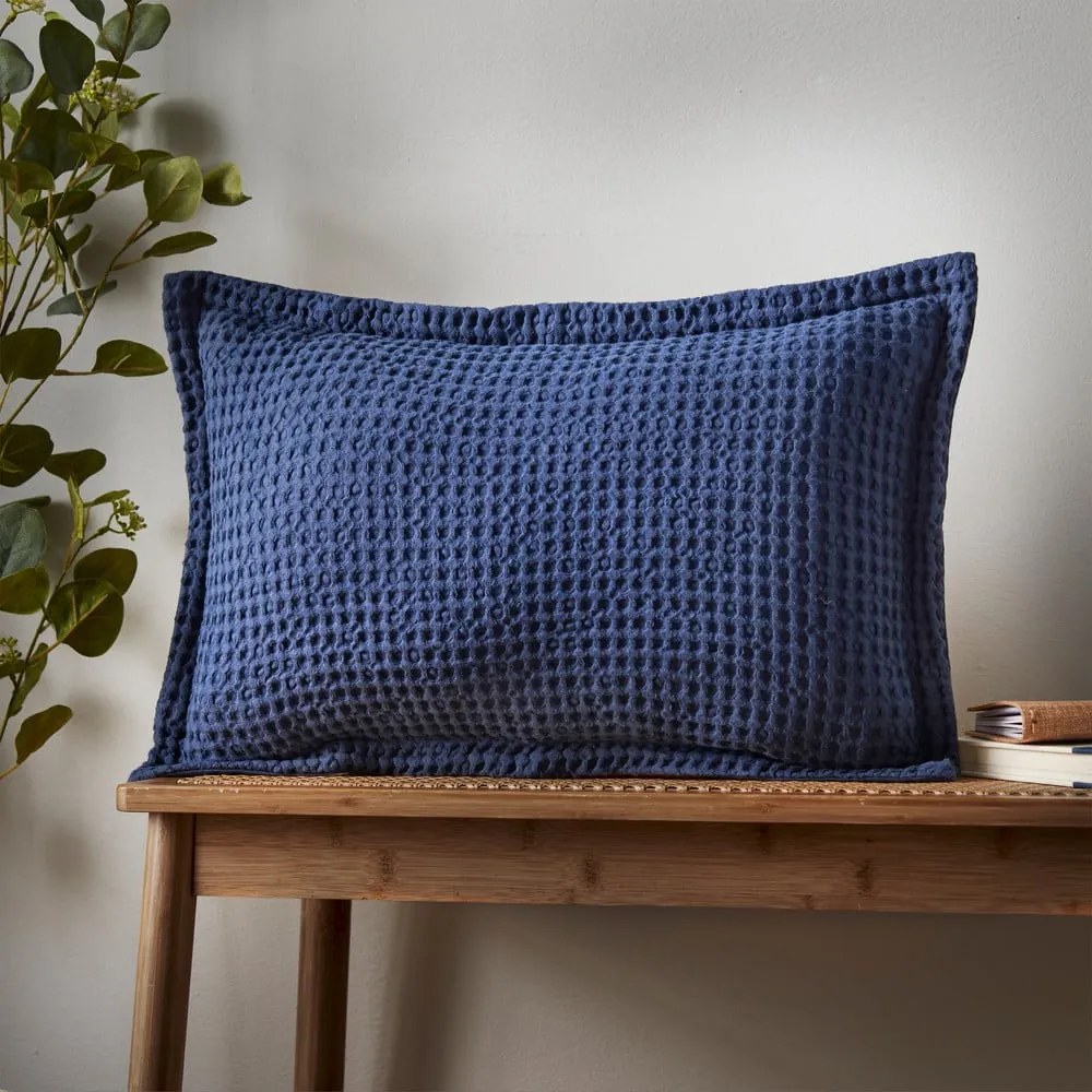 Pamut díszpárna 30x50 cm Jaipur Chunky Waffle – Pineapple Elephant