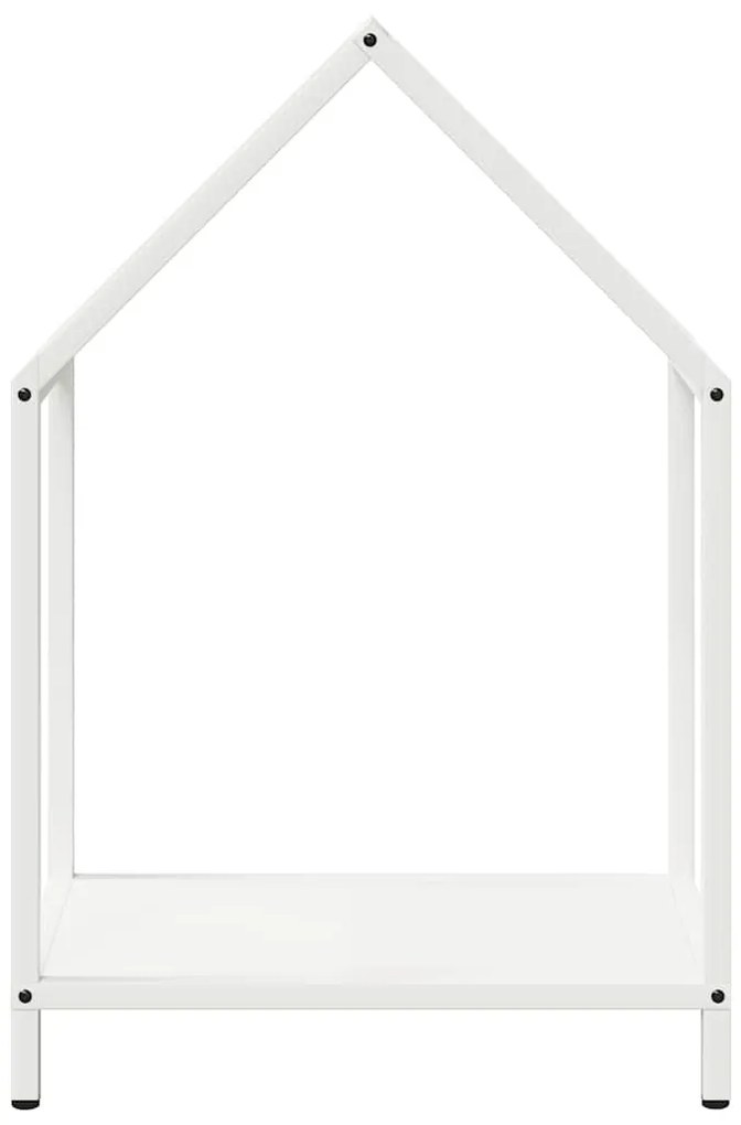 fehér hidegen hengerelt acél tűzifatároló 40x25x60 cm