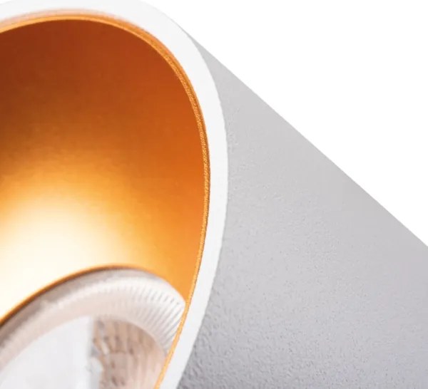 Kanlux 27576 - Beépíthető lámpa MINI RITI 1xGU10/25W/230V fehér/arany
