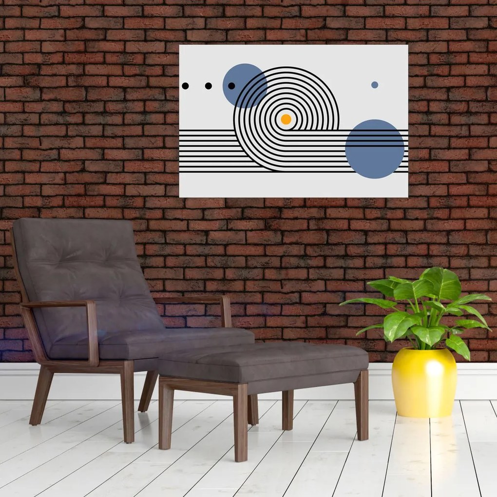 Kép - Minimalista absztrakció N⁰1 (90x60 cm)