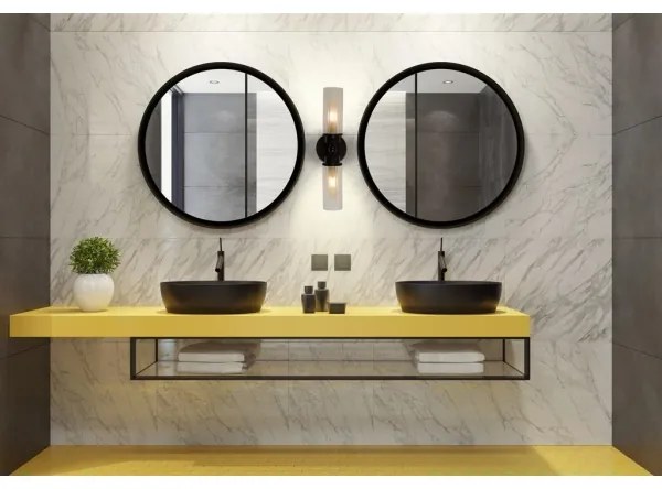 Searchlight 29982BK - IMPERIAL fekete fali lámpa 2xG9/33W/230V