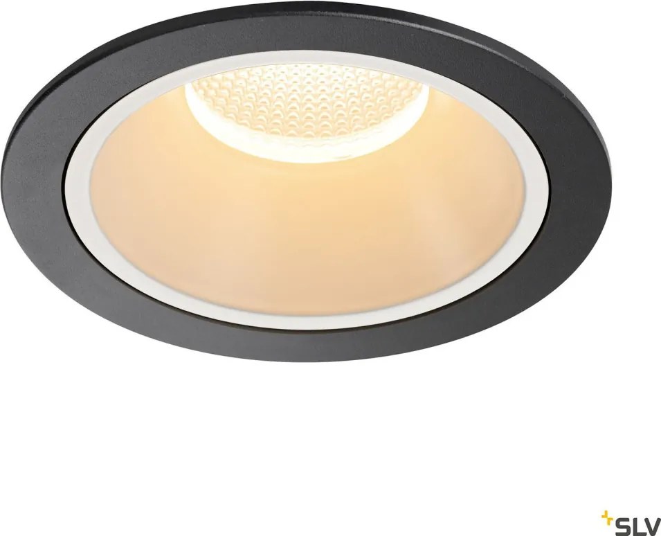 SLV 1003992 NUMINOS DL XL Fürdőszobai Beépíthető Lámpa Fehér, Fekete LED IP44
