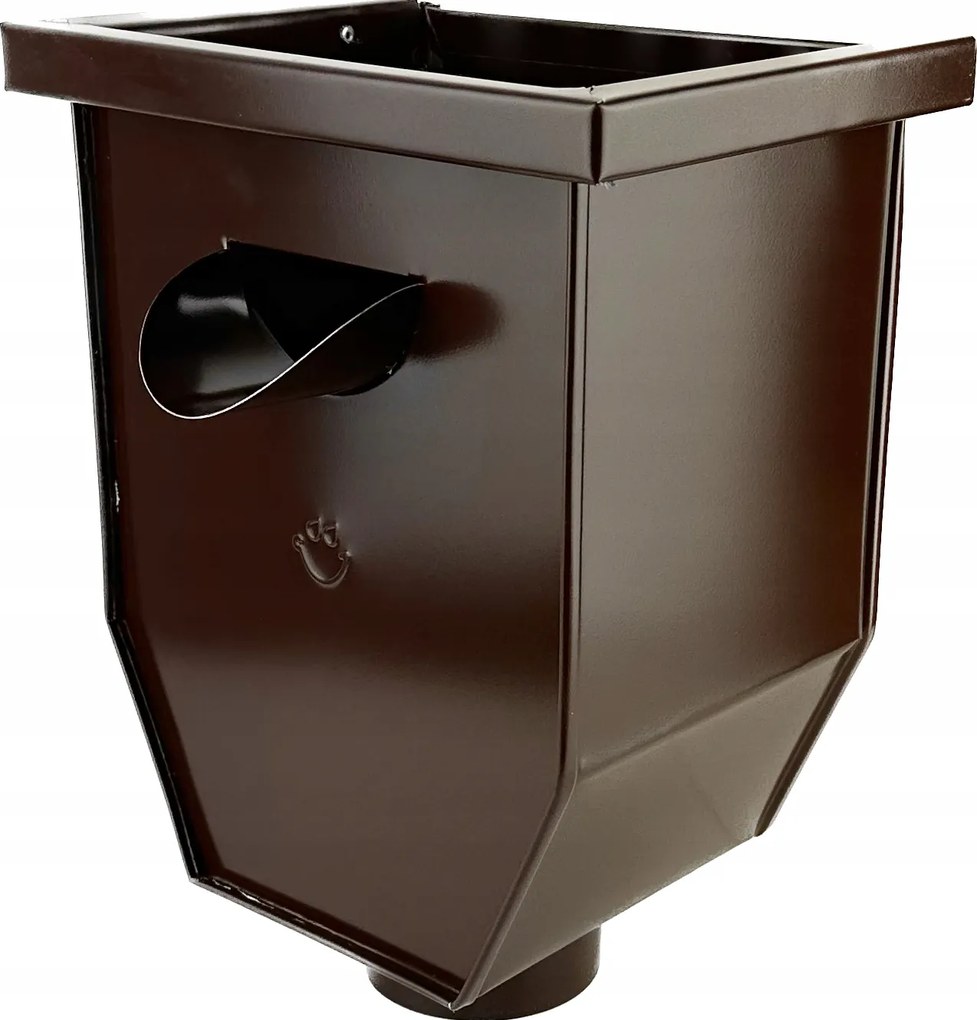 Ereszcsatorna mosogató kosár 90mm-es lefolyócsőhöz Galeco csokoládébarna Acél Ra