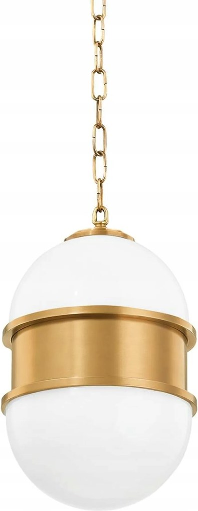 Hudson Valley függeszték Broomley sárgaréz/üveg sárgaréz/opál E27 1x8W 272-