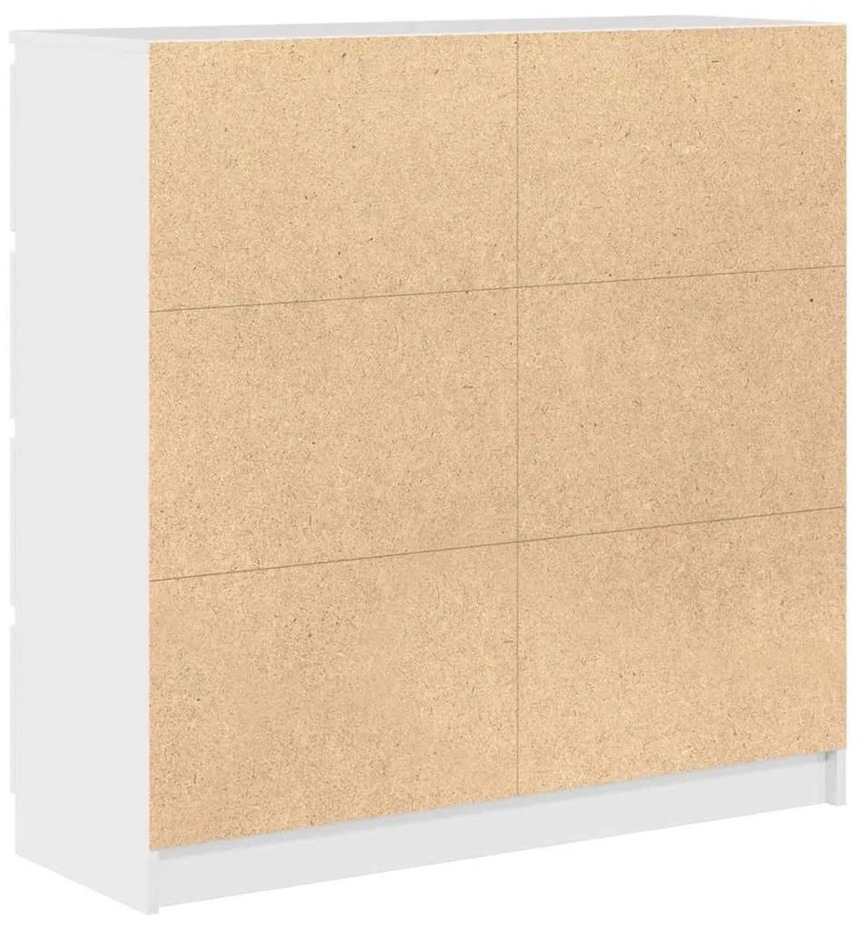 fehér szerelt fa tálalóasztal 100x35x99 cm