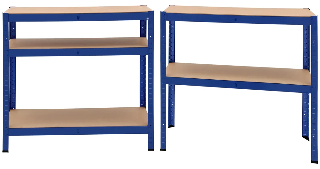 monzana® Polc 180x90x40 cm - kék