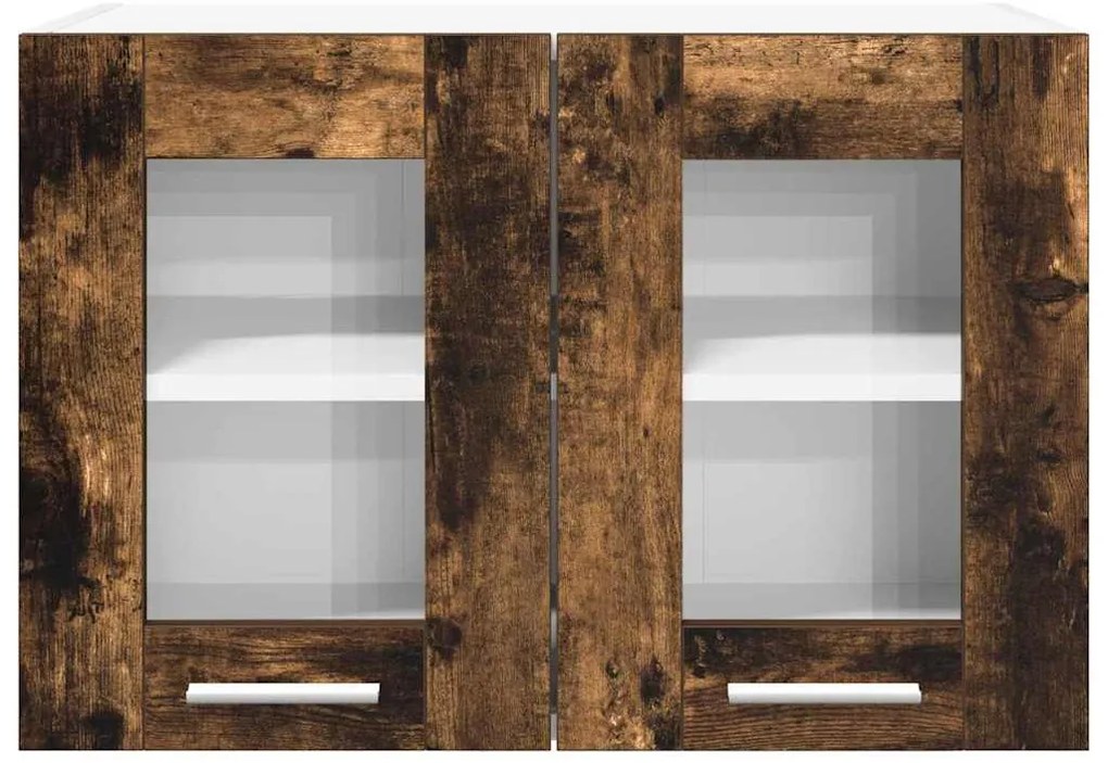 Függő szekrény Riga 2 pcs Füstölt tölgy 60 x 31 x 40 cm Faanyag