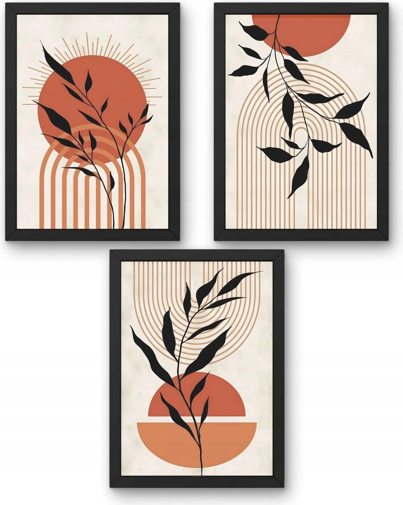 Három darabos Boho poszter szett A4-es méret