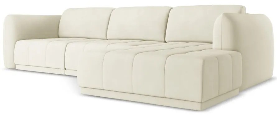 Fehér sarokkanapé (jobb oldali) Hoku – Makamii