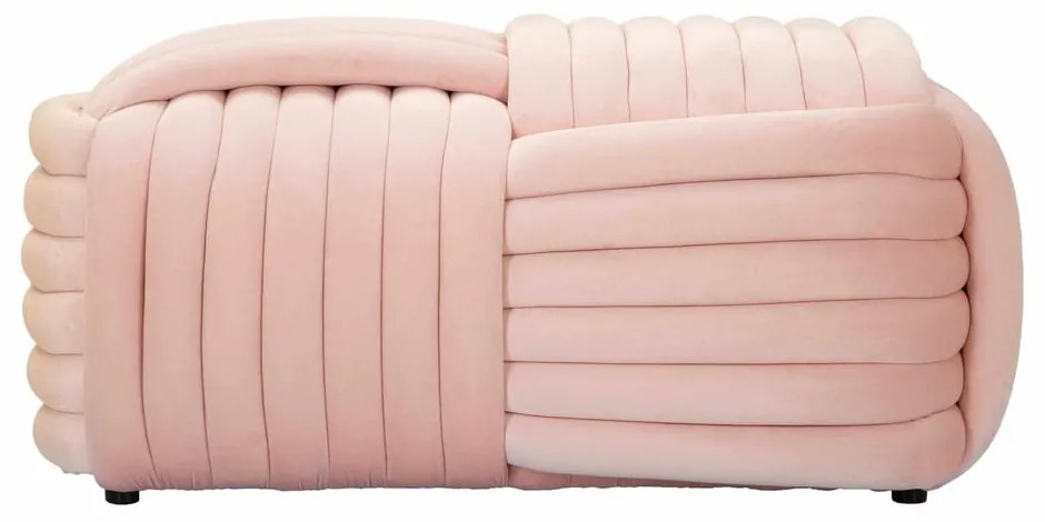 Világos rózsaszín bársony pad Softy – Mauro Ferretti