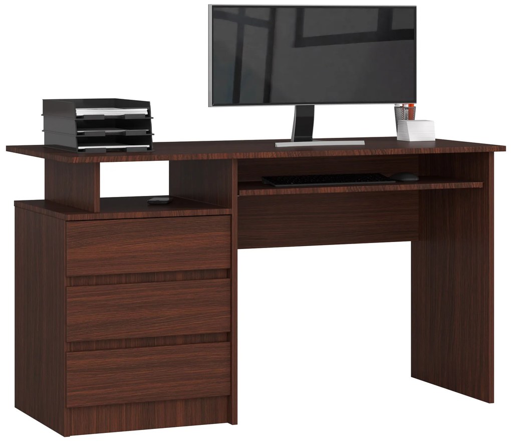 PC asztal Bronte (wenge). Akció -16%. 1068689