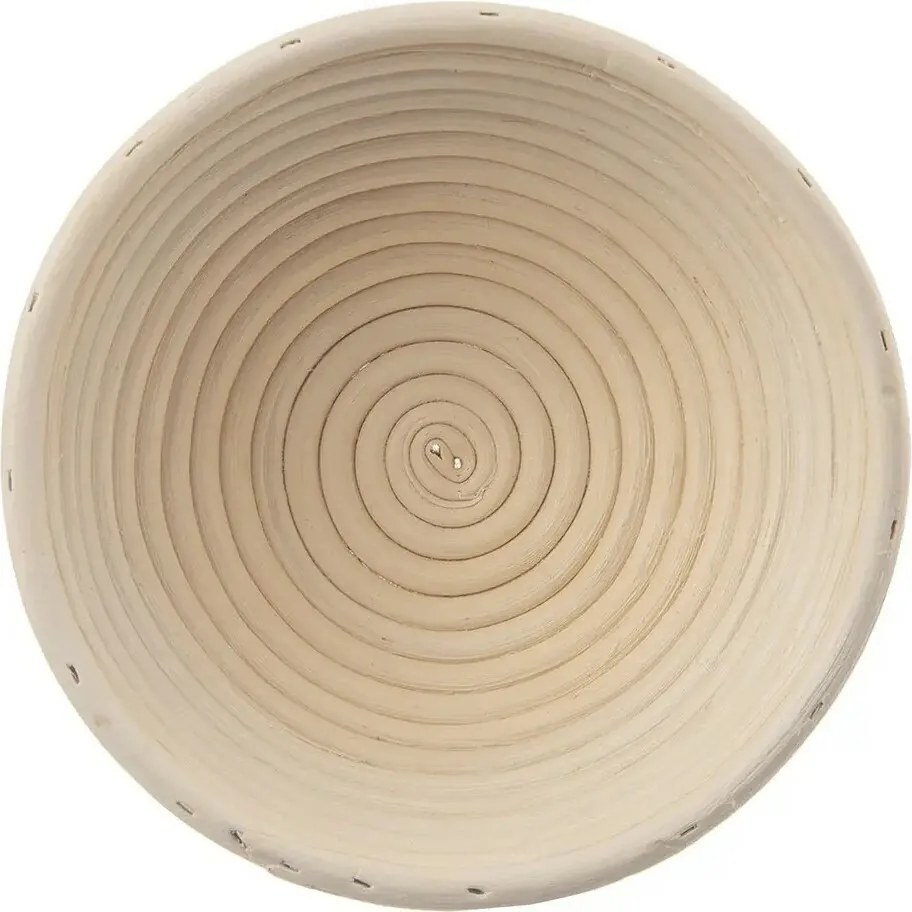 Orion rattan kenyér kelesztő kerek szakajtó, 19 cm, 19 cm átmérőjű
