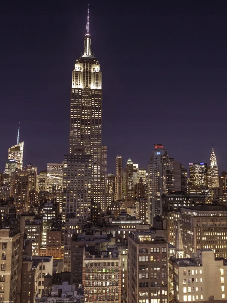 30x40 cm-es New York-i manhattani poszter az Empire State Building épületével, Assaf F