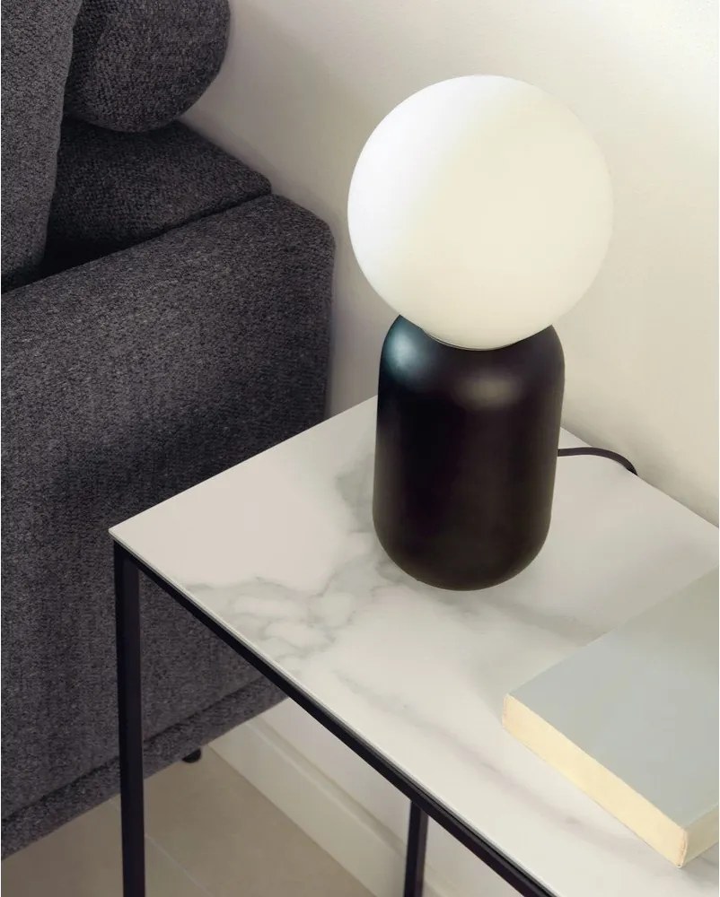 Tárolóasztal kerámia asztallappal 30x45 cm Rewena – Kave Home