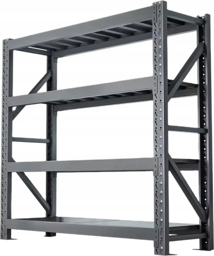 Tárolószekrény Fém Műhely 4 Polcos 300KG polcos Alap Loft