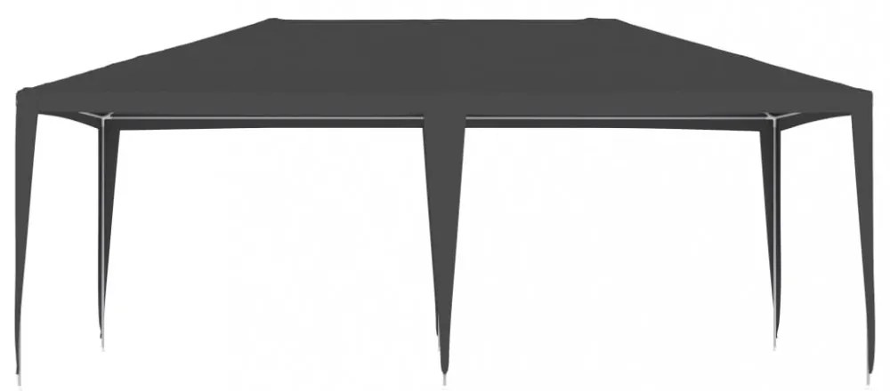 antracitszürke rendezvénysátor 4 x 6 m 90 g/m²