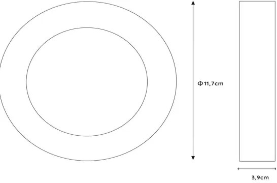 Lucide 28116/11/31 - LED Dimmelhető mennyezeti lámpa BRICE LED/8W/230V IP44