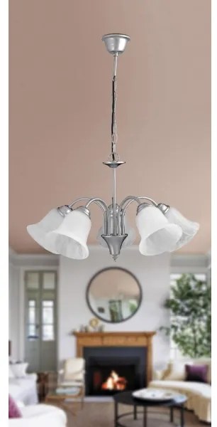 Rabalux 7365 - Csillár láncon FRANCESCA 5xE14/40W/230V