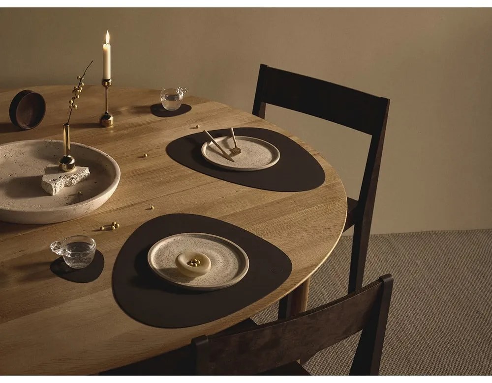 Öko bőr tányéralátét 37x44 cm Curve L Nupo – LIND DNA