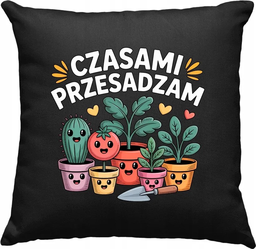 Kertész párna Vicces Bs Fekete