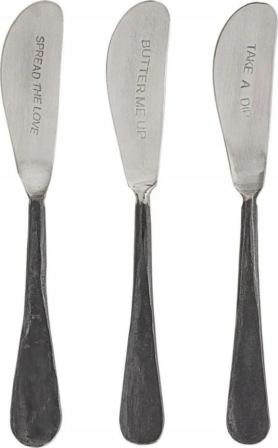 Bloomingville Fabricio Acél vajvágó kés 3 db