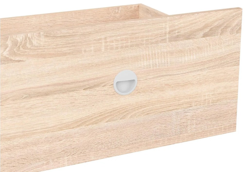Fiók az ágy alá Nepo Plus 160 cm (szonoma tölgy) (3 db.). 1098333