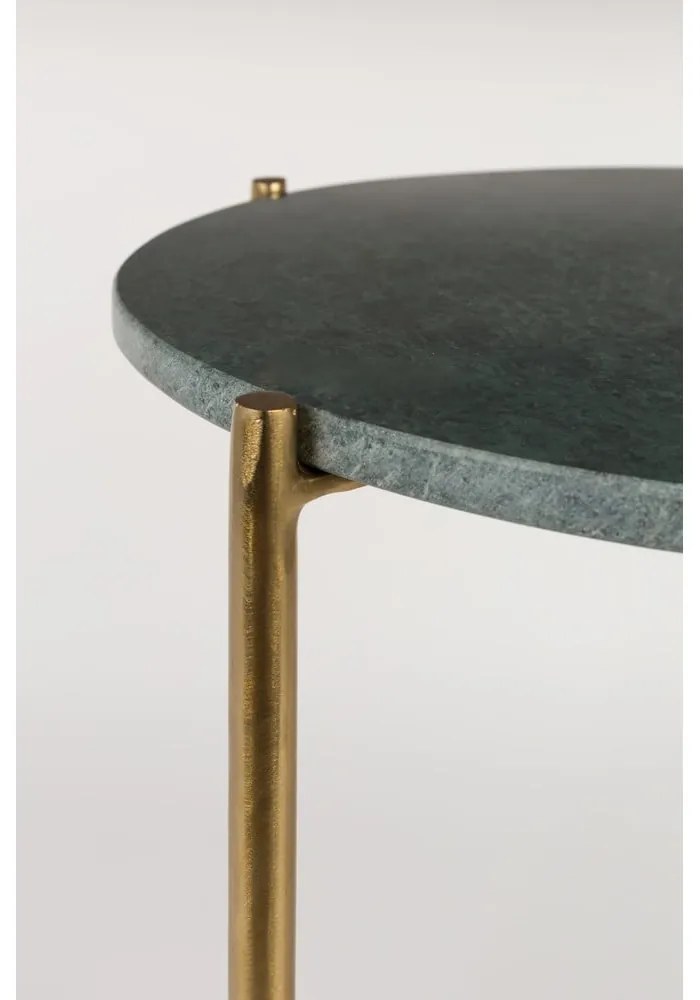 Timpa zöld tárolóasztal márvány asztallappal - White Label