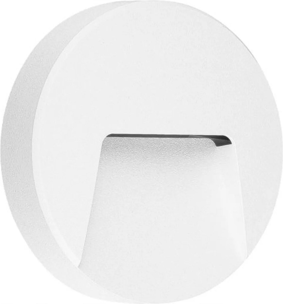 Aca Lighting Led fali lámpa kerek fehér 230V Ac IP65 3W 3000K 200LM