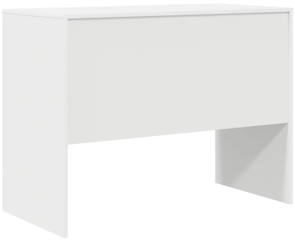 vidaXL Íróasztal Fehér Forgácslap 100 x 50 x 76 cm Tárolás Íróasztal