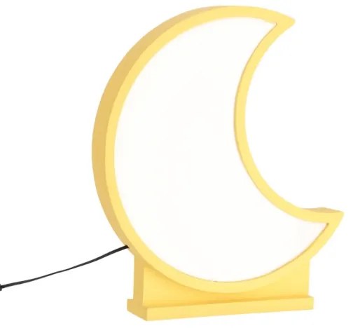 LED gyerek asztali lámpa MOON LED/12W/230V sárga