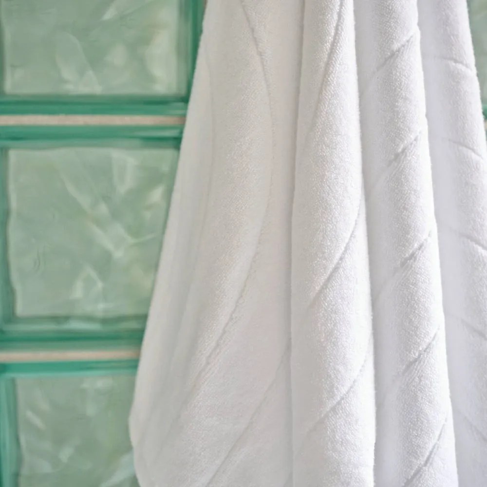 Világosszürke frottír pamut törölköző 50x100 cm Time – Zone