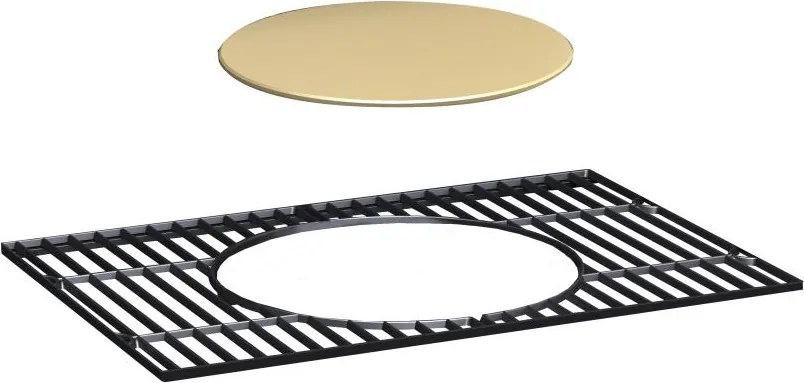 Multifunciós Avenberg GENIUS BBQ grill + öntöttvas rostély + öntöttvas grill lap + pizzakő